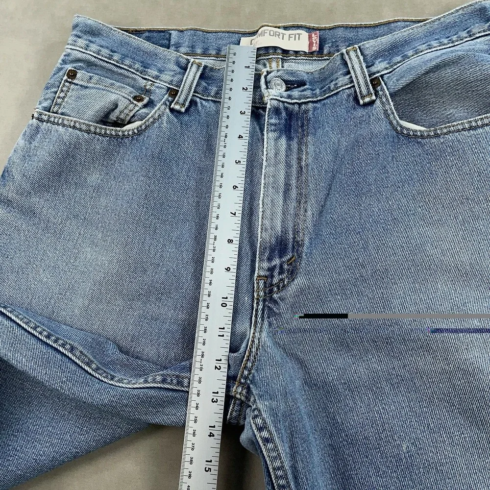 Vintage Levis 560 Jeans Mens 34x30 Comfort Fit Loose Denim Distressed Baggy Y2K